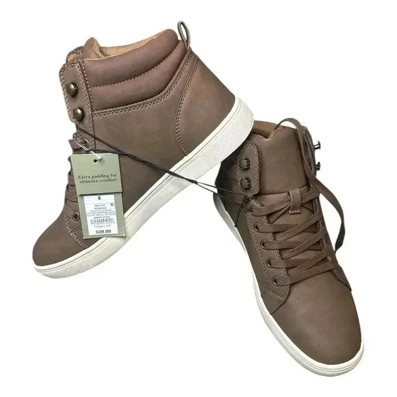 Goodfellow Mens Brown Sneaker Boots, Size 8 - Picture 1 of 6